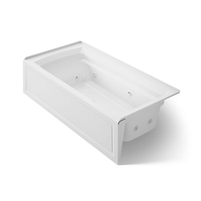 Archer Alcove 72" x 36" Whirpool Bathtub