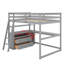 Lit mezzanine double avec bureau et tablettes-2007363023