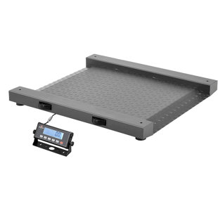MEASURETEK - EH-MI105 | Balance au sol robuste 500 kg / 1000 lb / Balance à plateforme de haute précision / Balance industrielle pour fûts / Capteurs de force à cisaillement