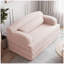 Canapé-lit pliable en velours côtelé, canapé convertible en mousse haute densité, rose-133424622