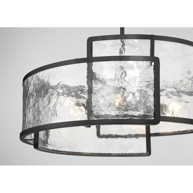 Luminaire suspendu géométrique 6 lumières Madeleyn