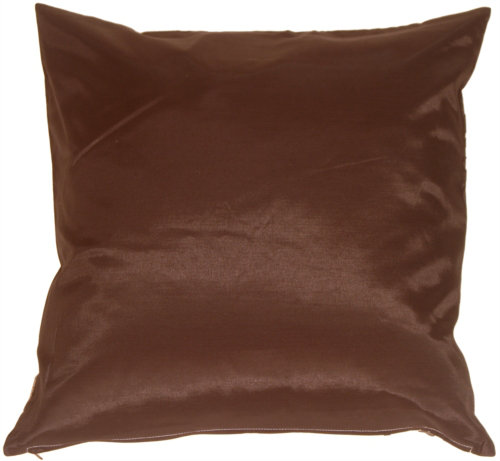 Coussin de lit Marion, Brun / Blanc
