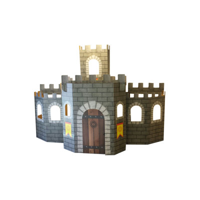Grand château en carton 3D