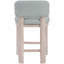 Tabouret de comptoir rembourré en cuir Falesia Paloma-124198008-124198010
