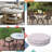 Decorative Indoor Outdoor Waterproof Round Cushion Cover, Patio UV Resistant Seat Cushion Cover-804037543