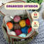 Sac de rangement en crochet et accessoires-108892250