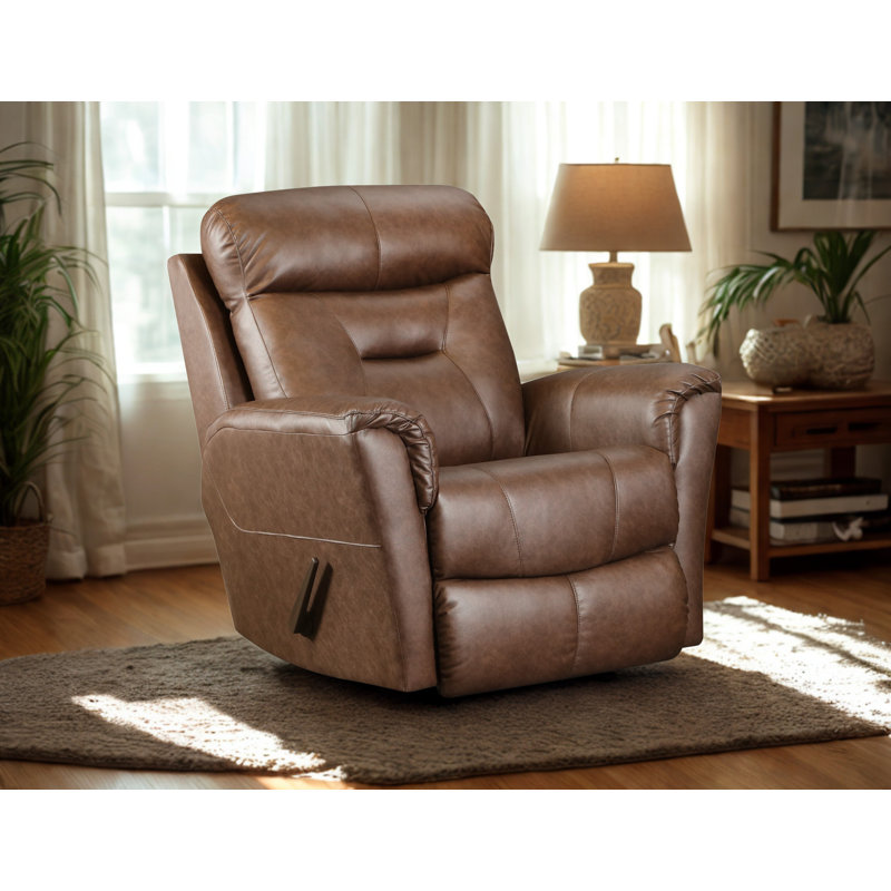 True Grit Rocker Recliner, Brown