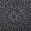 Bordeaux  Knitted Cotton Round Pouf, Grey-635455064