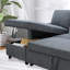 Canapé-lit 2 pièces en tissu réversible-889131122