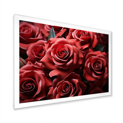 Crimson Rose Passion - Roses Wall Decor