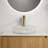 SONNY Bathroom Round Crystal Glass Sink Without Faucet-119303773