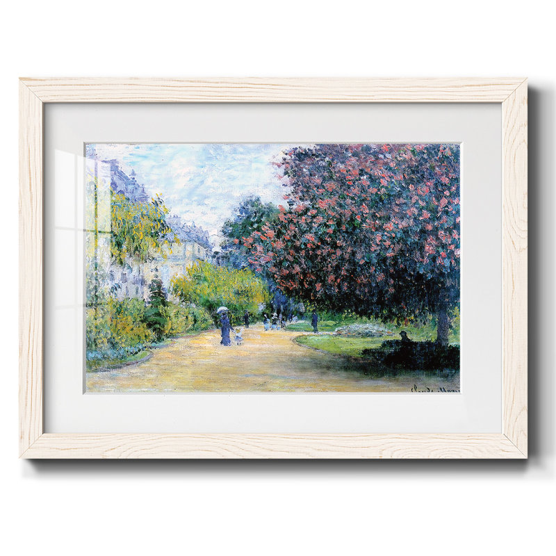 " Parc Monceau, 1876 ", White, 18" H x 26" W