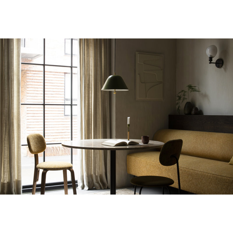 Harbour Round Dining Table, 31.5" W x 31.5" L, Standard Height, Off White Marble