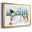 «Snow Friends», reproduction sur toile encadrée-129135010-129135011