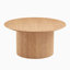 Table basse de 31,49 pouces pour table basse de style Mid-Century avec tables rondes en bois