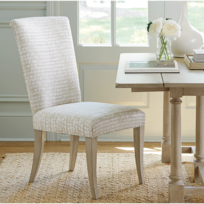 Almeria Upholstered Dining Chair, Ivory, White Sand