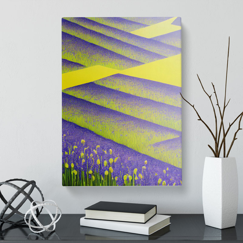 CAN-V0523-260X Bluebell Field Vol.1 - Wrapped Canvas Rectangle Print, 76cm H x 50cm W