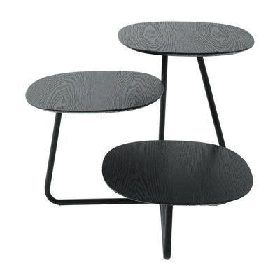 Hokku Designs Hazelton Multi-Top End Tables With Manufactured Wood Top And Powder Coated Steel Frame -  F646CD6EF5E145AAA372B5F220F47E21