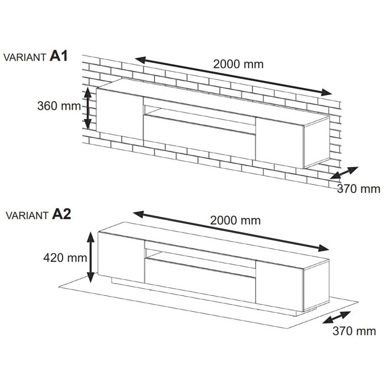 Grenola TV Stand for TVs up to 70"