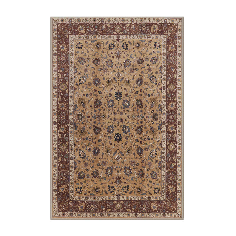 Tapis oriental brun / beige Lene, Rectangle 8 pi x 10 pi