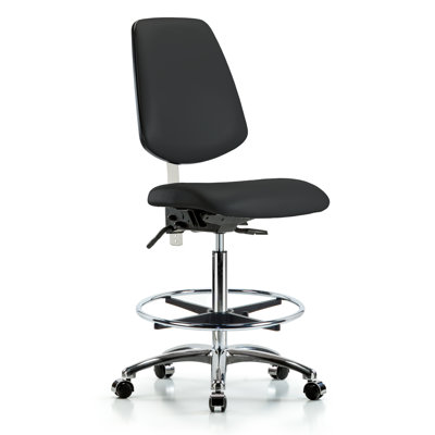 Miah Vinyl Drafting Chair