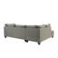 Canapé modulaire 3 pièces en gris