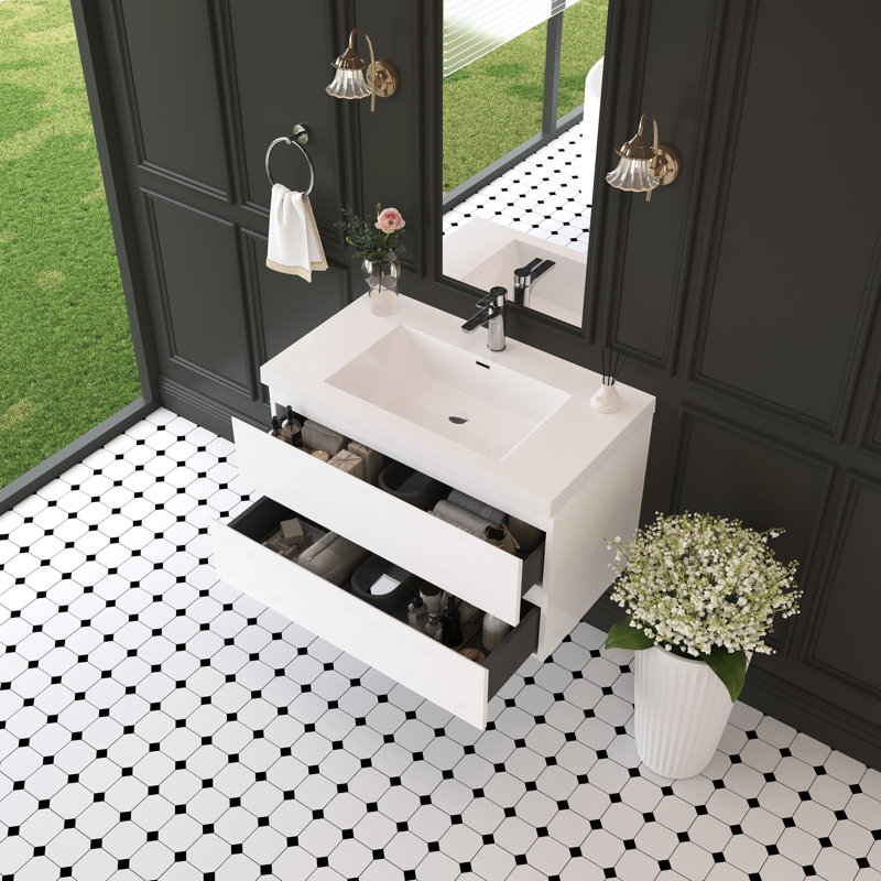 Meuble-lavabo flottant Modern