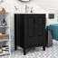 24-Inch Retro Freestanding Bathroom Vanity with Sink-921147895