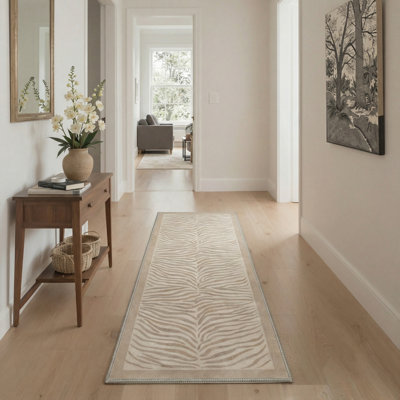Tapis zébré moderne à motif zébré Albertslund