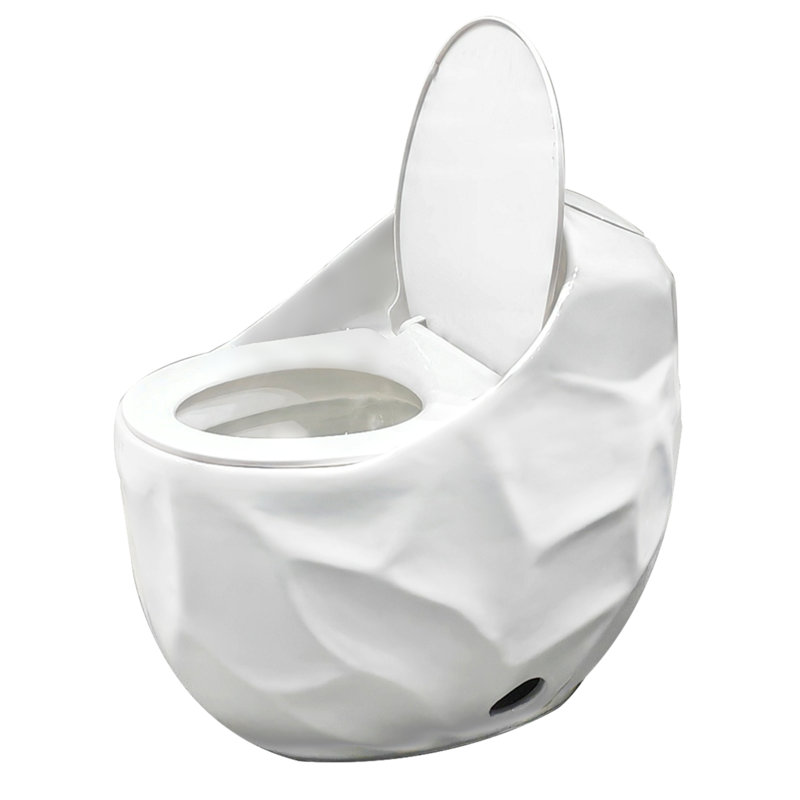 Toilette 1 pièce à chasse d'eau 1,28 GPF en blanc brillant