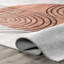 Tapis abstrait lavable à la machine Martine SpinClean Sun-356859010