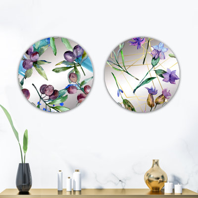 Ensemble de 2 miroirs sans cadre