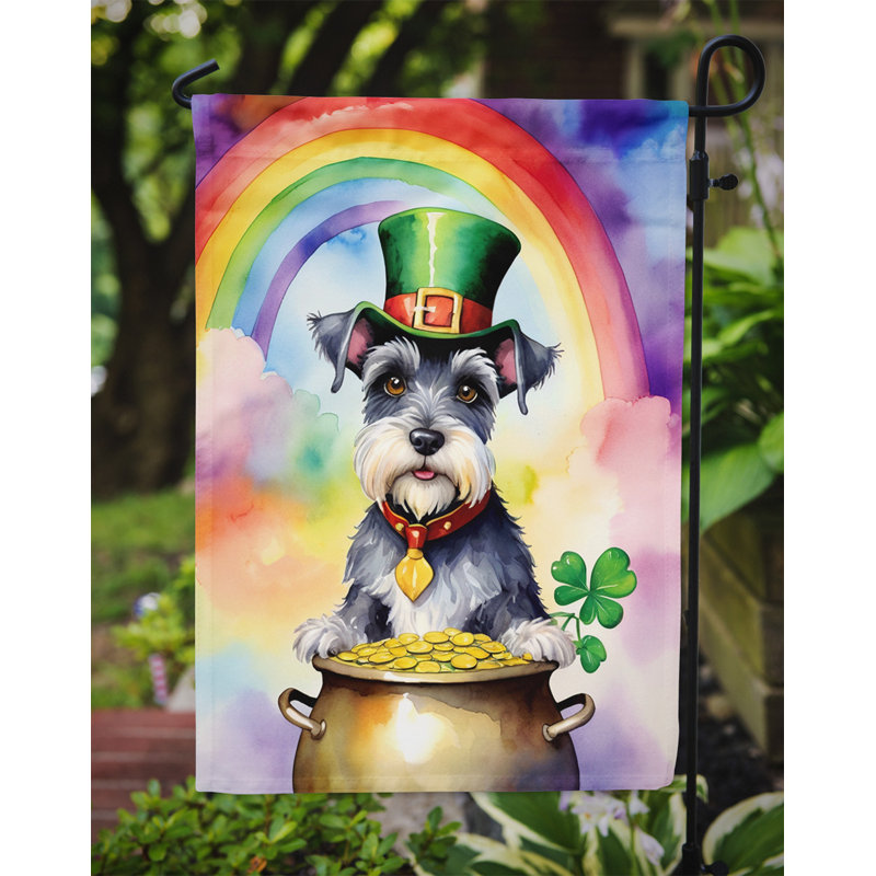 Schnauzer drapeau de la Saint-Patrick