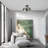 Devids 2 - Light 13'' Black and White Semi Flush Mount