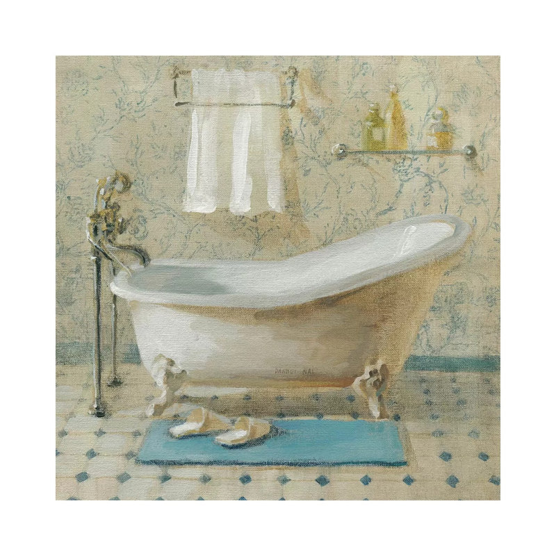 Victorian Bath III by Danhui Nai - Print on Canvas, Wrapped Canvas, 66.04 cm H x 66.04 cm W x 1.91 cm D