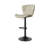 Pet-Friendly Adjustable Height Swivel Bar Stool with Back, Scratch-Resistant Tech Fabric, Footrest and Black Metal Base – Durable Bar Chair for Kitchen Island, Dining Bar, Cat & Dog Owners-377642016-370127099