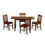 L'ensemble de meubles de salle à manger 3 pièces contient une table de cuisine rectangulaire avec rallonge papillon et 2 chaises de salle à manger, acajou-99527776-26062759-18323689