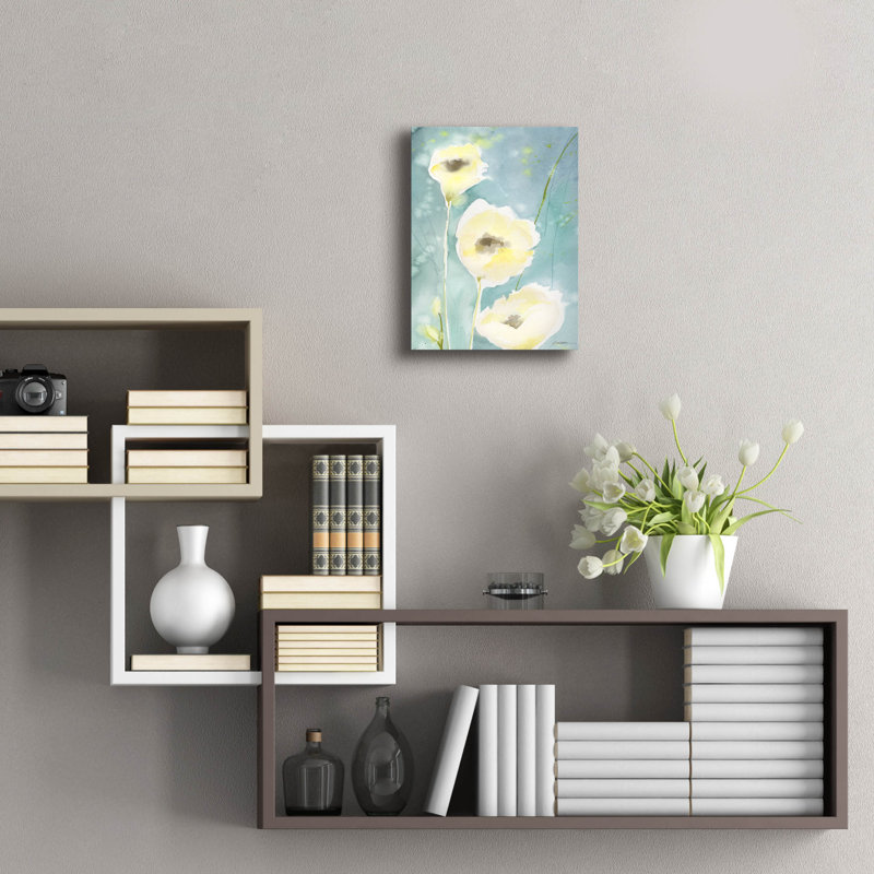 «Teal Tones» par Sheila Golden, H 16 po x l 12 po x P 0,13 po