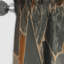 Delamora - Rideau à carreaux - Rideau abstrait occultant - 1 panneau-328956579