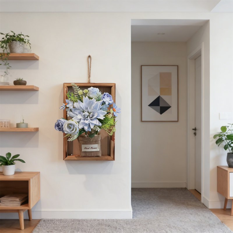 Wall-Mounted Artificial Flower