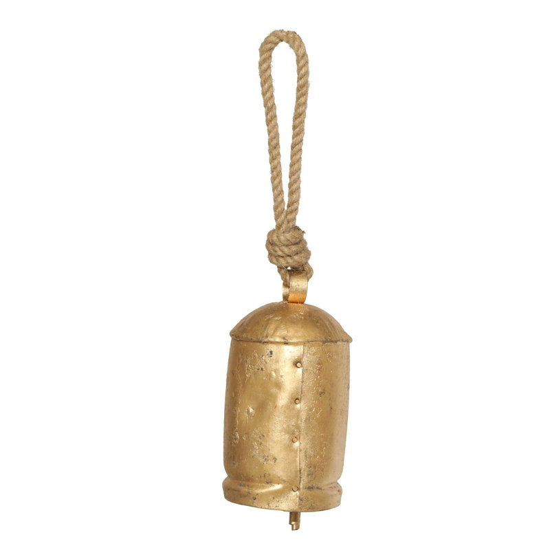 5" SMALL GOLD METAL BELL