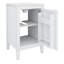 Meuble-lavabo de 20 pouces avec armoire de rangement double couche-115697381