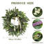 50cm Artificial Olive & Lavender Wreath, Front Door Hanging Decor for Home, Wall & Window