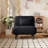 Convertible Chair Bed with Adjustable Backrest and Pillow, Ideal for Home and Office Use-1414820224