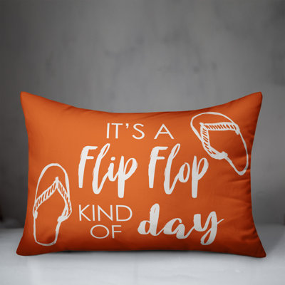 Summer Fun Reversible Throw Pillow