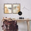 «Abstract Beach Dunes», ensemble de 2 toiles flottantes encadrées, design par Annabelle Hall-285499321-285499322
