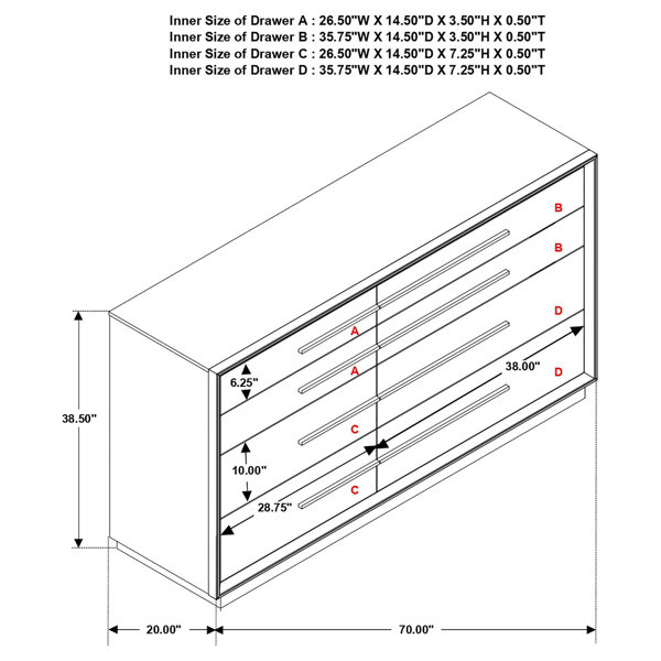 Dimensions du produit