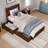 Jeinny Solid Wood Platform Bed with Matching Footboard & Storage Drawers-1778247969-1778247974