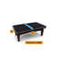 Plateau de tennis de table pliable noir 7 pi x 4 pi, plateau de tennis de table de taille moyenne portable pour les jeux d'intérieur-120218670-120218672