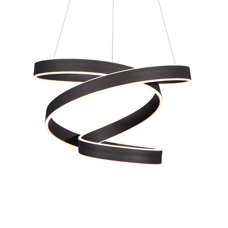 Castrovinci 1 - Light LED Geometric Pendant, Black